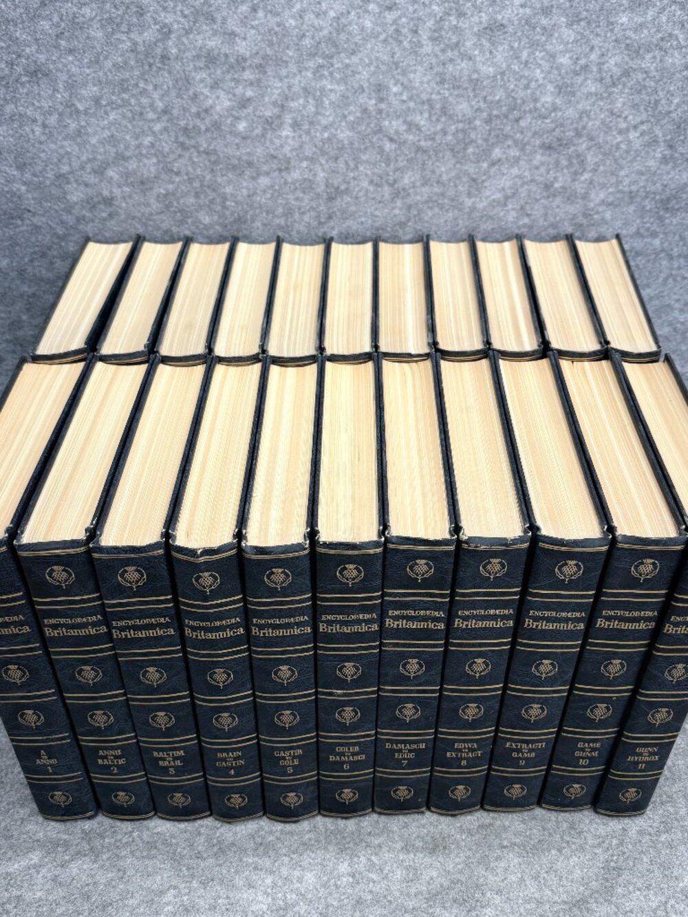 Vintage 1958 Encyclopedia Britannica 1768 14th Edition 22 Volumes William Benton